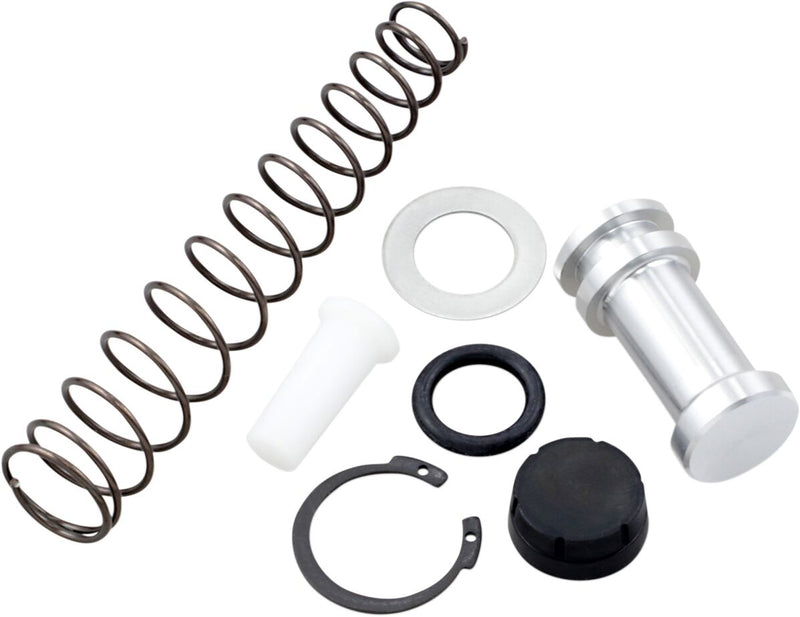 Drag Specialties Rear Brake Master Cylinder Rebuild Kit Black Silver Standard