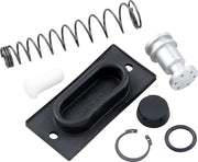 Drag Specialties Rear Brake Master Cylinder Rebuild Kit Black Silver Kelsey-Style