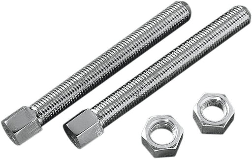 Drag Specialties Rear Chain Adjuster Bolts Chrome Pair