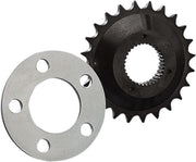 Drag Specialties Offset Sprocket Kit Black Mainshaft