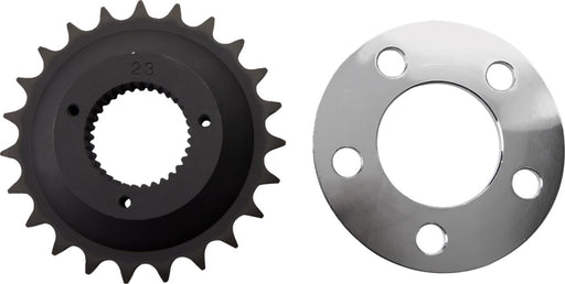Drag Specialties Offset Sprocket Kit Black Mainshaft