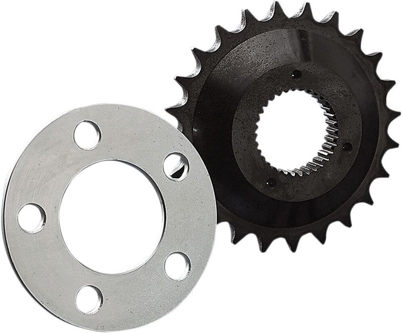 Drag Specialties Offset Sprocket Kit Black Mainshaft