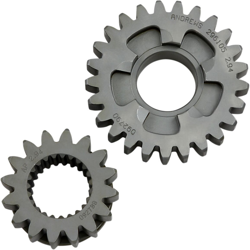 Andrews 5-speed Replacement 1st Gear - High-Nickel Alloy Steel, Set, Countershaft /  First Gear /  Main Shaft for Harley-Davidson Touring, Softail, Dyna & FXR 1982-2006
