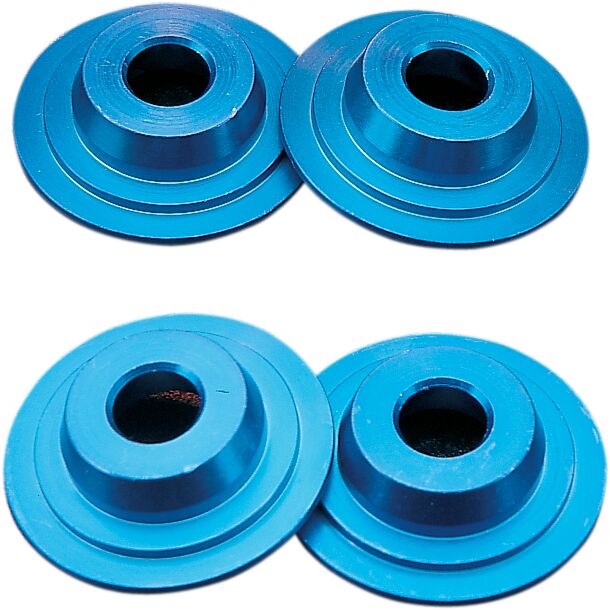Andrews High-lift Upper Spring Collars - Aluminum, 4 Pack for Harley-Davidson Touring, Softail, Dyna & FXR 1966-1984