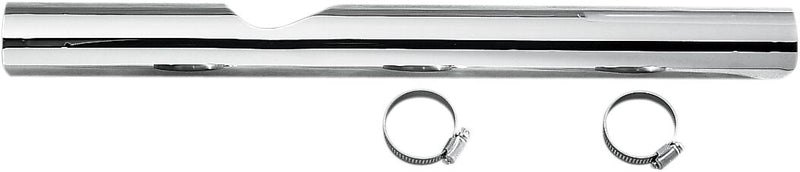 Drag Specialties Right-Side Chrome Heat Shield Dresser Steel