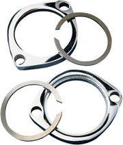 Drag Specialties Exhaust Flange Kit Chrome Steel - 74545