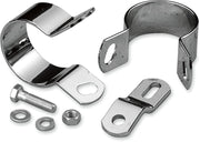 Drag Specialties Midway Exhaust Mounting Kit Bracket Chrome Middle - 14-0546-BC251