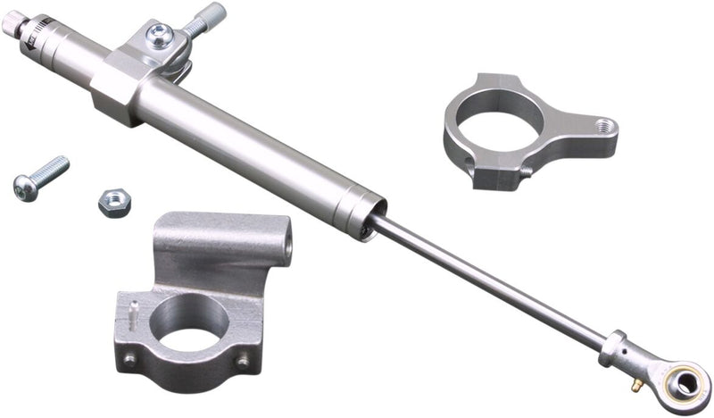 Drag Specialties Steering Damper Kits Chrome Satin - 37582-BC1