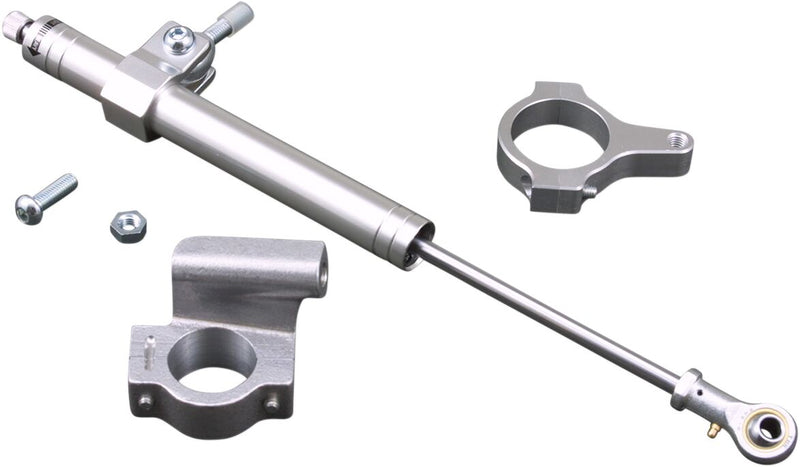 Drag Specialties Steering Damper Kits Chrome Satin - 30154-BC1