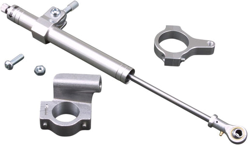 Drag Specialties Steering Damper Kits Chrome Satin