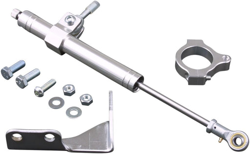 Drag Specialties Steering Damper Kits Chrome Satin