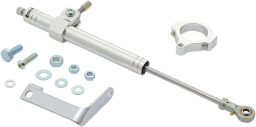 Drag Specialties Steering Damper Kits Chrome Satin