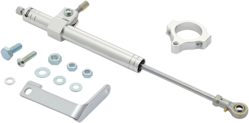Drag Specialties Steering Damper Kits Chrome Satin - 36028-BC1
