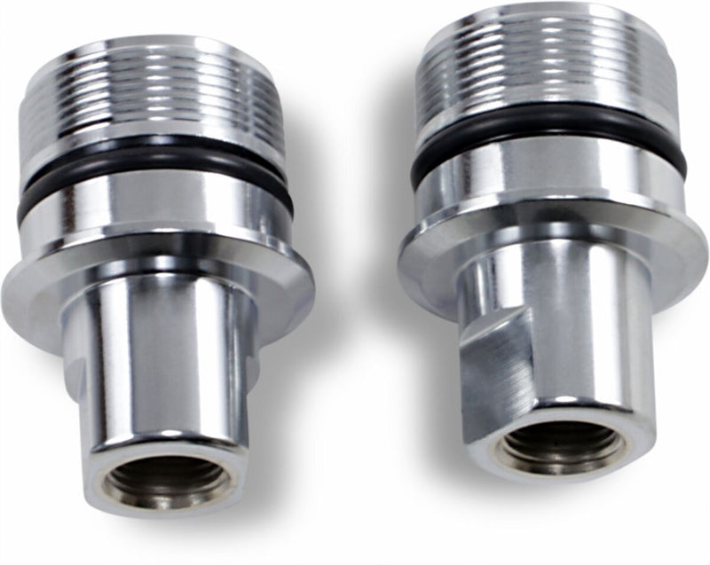 Drag Specialties Chrome Fork Tube Plugs and Caps Pair - 23-0213-BC114