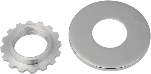 Drag Specialties Steering Stem Bearing Adjusting Nut Chrome