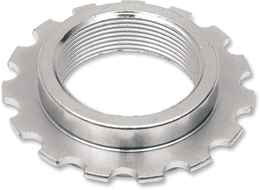 Drag Specialties Steering Stem Bearing Adjusting Nut Silver