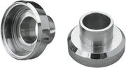 Drag Specialties Neck Post Bearing Cups Chrome Steering Stem Pair