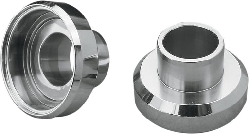 Drag Specialties Neck Post Bearing Cups Chrome Steering Stem Pair