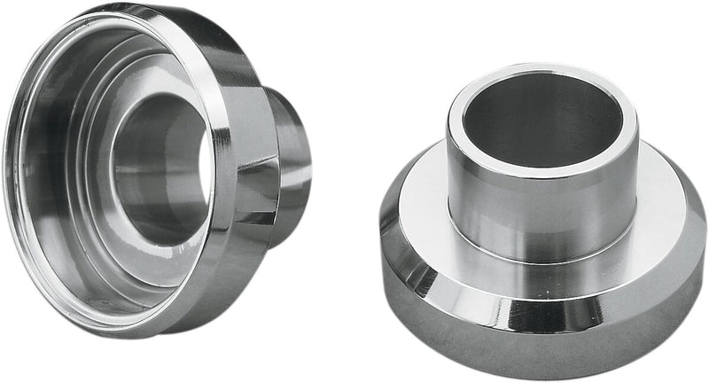 Drag Specialties Neck Post Bearing Cups Chrome Steering Stem Pair - 07-0002-BULK