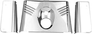 Drag Specialties Fork Tins Chrome Ribbed Set - 74156-PB-LB2