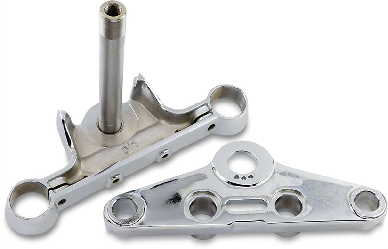 Drag Specialties Triple Tree Chrome Steel Set