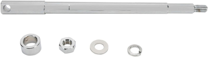 Drag Specialties Front Axle Kit Chrome Silver Chromoly Steel - 16-0260-BC520