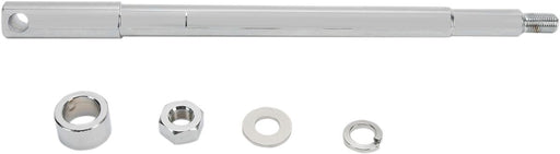 Drag Specialties Front Axle Kit Chrome Silver Chromoly Steel