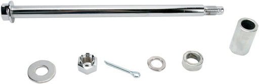 Drag Specialties Rear Axle Kit Chrome Silver Chromoly Steel