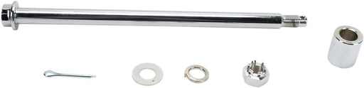 Drag Specialties Rear Axle Kit Chrome Silver Chromoly Steel