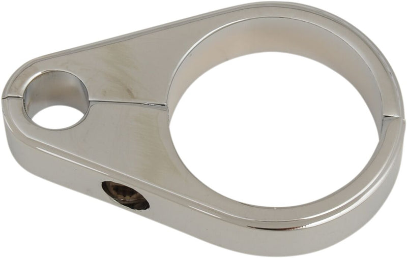 Drag Specialties Die-Cast Cable Clamp Chrome Silver Single Cable Clutch Aluminium - 11-0259-SC1