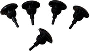 Drag Specialties Kickstand Bumper Black Rubber 5 Pack