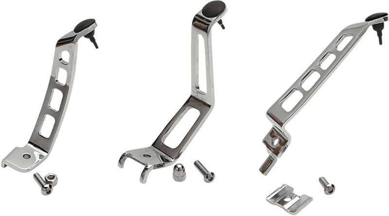 Drag Specialties Easy Find Kickstand Extension Chrome Silver - 32-0468SC2