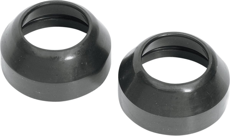 Drag Specialties Fork Boots/Dust Seals Black Rubber Pair - 72770