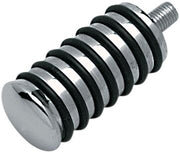 Drag Specialties Sundance® Shifter Peg Shift Peg Black Chrome Silver Rubber