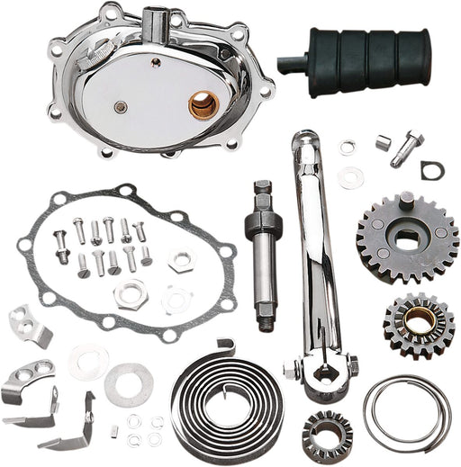 Drag Specialties Kickstarter Kit Chrome 4-Speed