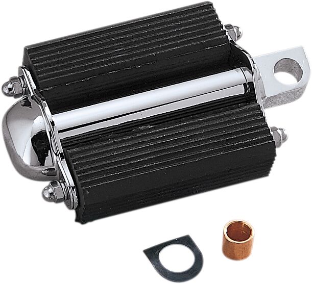 Drag Specialties Bicycle-Style Kick Pedal Black Chrome Bolt-On
