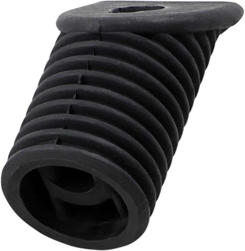 Drag Specialties Rubber Replacement Driver Foot Pegs and Shifter Peg Cover Black Ribbed Cruise Peg - 17-0914-HC3