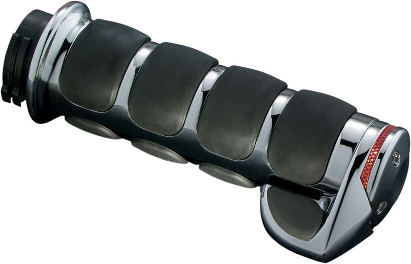 Kuryakyn ISO®-Throttle Boss Chrome Silver Aluminium Each