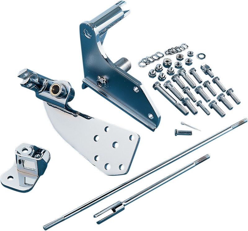 Drag Specialties Forward Control Relocation Kit Chrome Polished Steel