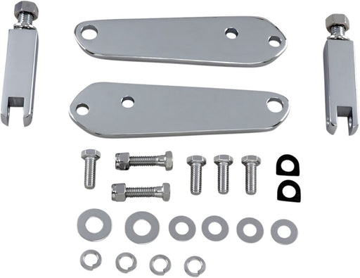 Drag Specialties Motor Mount Highway Bars for Male Mount Footpegs for 1991-2017 Harley-Davidson Dyna and 1999-2000 Harley-Davidson FXR Motorcycles