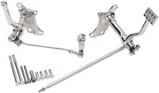Drag Specialties Forward Controls without Pegs Forward Control Kit Chrome Polished Silver Standard Complete Steel