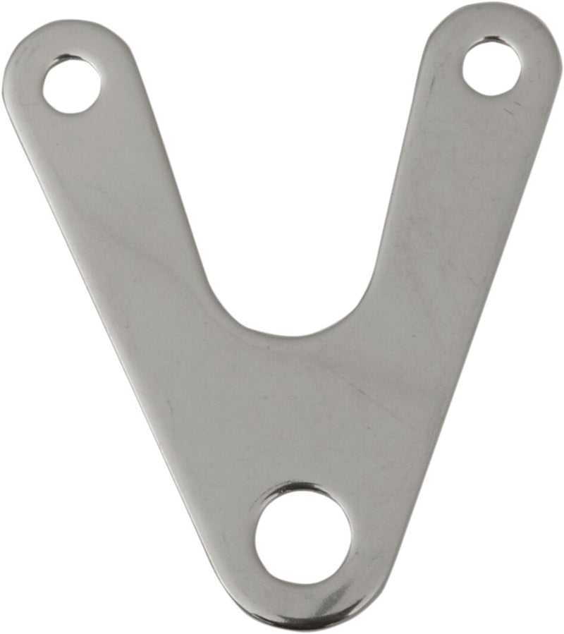 Drag Specialties Y-Bracket for Gauges Chrome Replacement Y Bracket - 21-6801-SC1