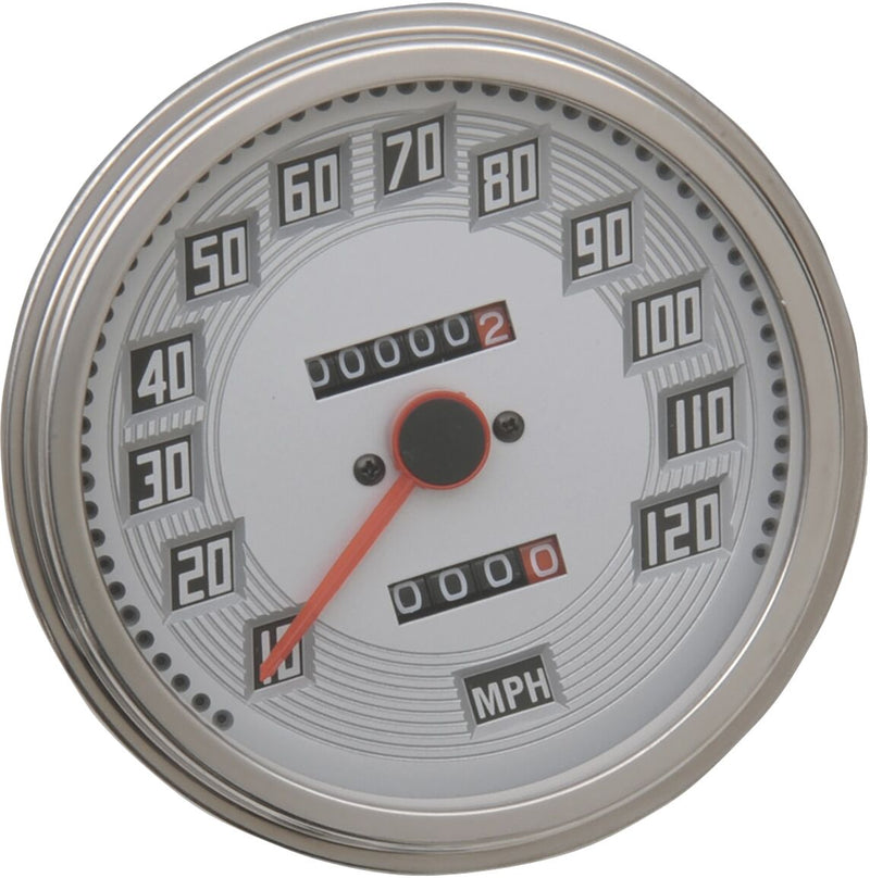 Drag Specialties 2240:60 Speedometer Billet-look Face for 1984-1990 Harley-Davidson Softail and 1984-1986 Harley-Davidson FXR Motorcycles