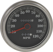 Drag Specialties 5" FL-Style 2240:60 Speedometer Gauge '89-'95 Style Mechanical Speedometer