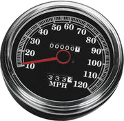 Drag Specialties 2:1 FL-Style Speedometer for 1949-1961,1981-1984 Harley-Davidson Touring Motorcycles - 72422AMX