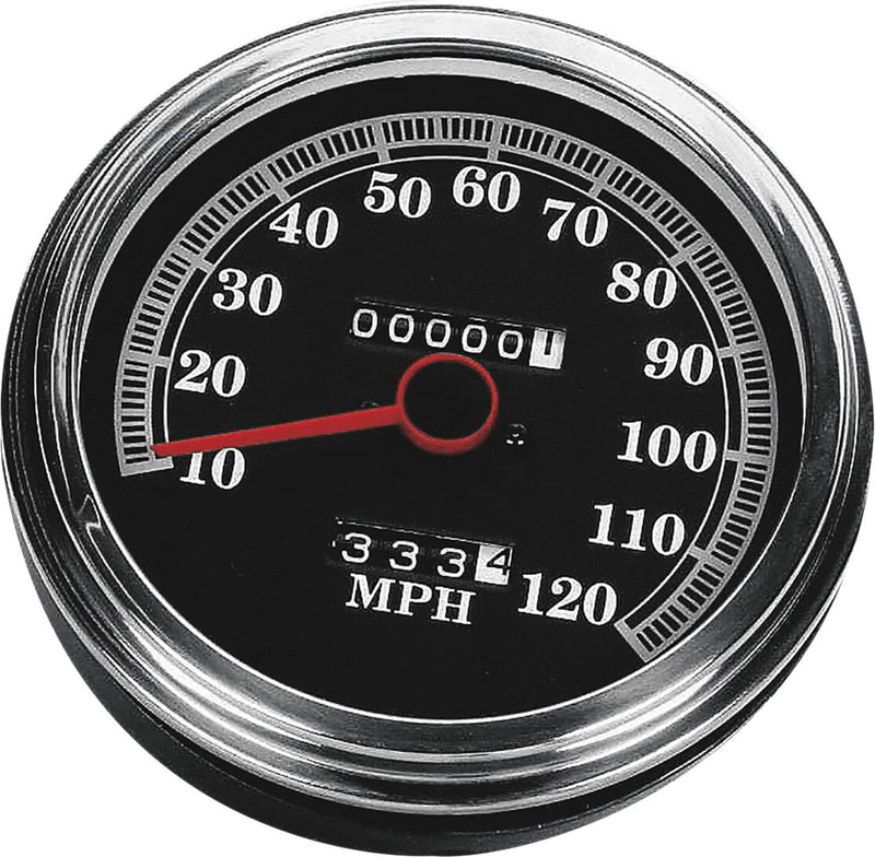 Drag Specialties 2:1 FL-Style Speedometer for 1949-1961,1981-1984 Harley-Davidson Touring Motorcycles