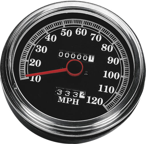 Drag Specialties 2:1 FL-Style Speedometer for 1949-1961,1981-1984 Harley-Davidson Touring Motorcycles