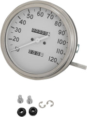 Drag Specialties 1:1 Speedometer 36-40 Face for 1962-1980 Harley-Davidson Touring and 1971-1972,1980-1983 Harley-Davidson FXR Motorcycles - 70842M