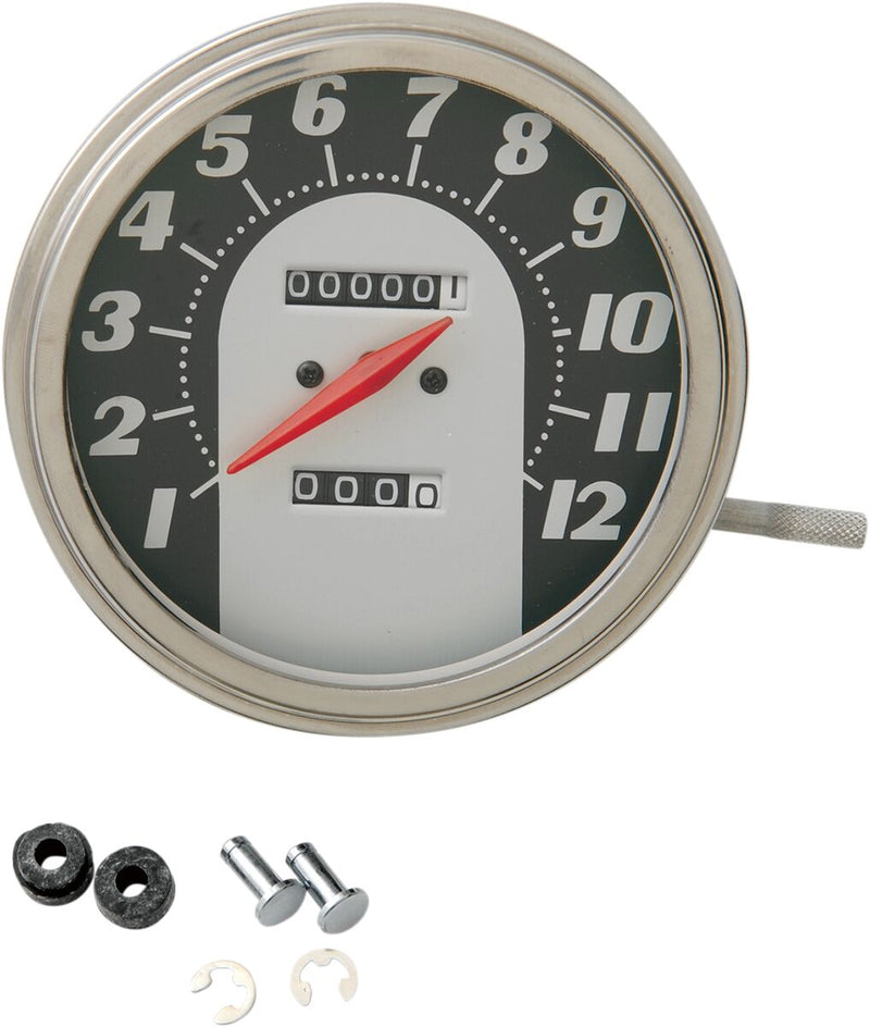 Drag Specialties 1:1 Speedometer 62-67 Face for 1971-1972,1980-1983 Harley-Davidson FXR and 1962-1980 Harley-Davidson Touring Motorcycles