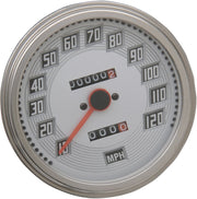 Drag Specialties 2:1 Speedometer Billet-look Face for 1948-1964,1981-1984 Harley-Davidson Touring Motorcycles